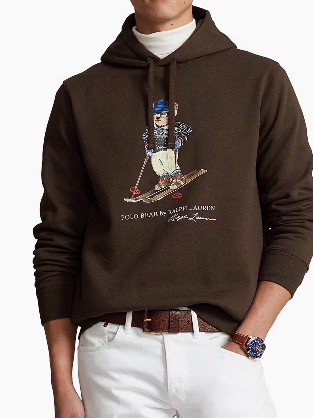 Polo Ralph Lauren Bear Fleece Hoodie size small
